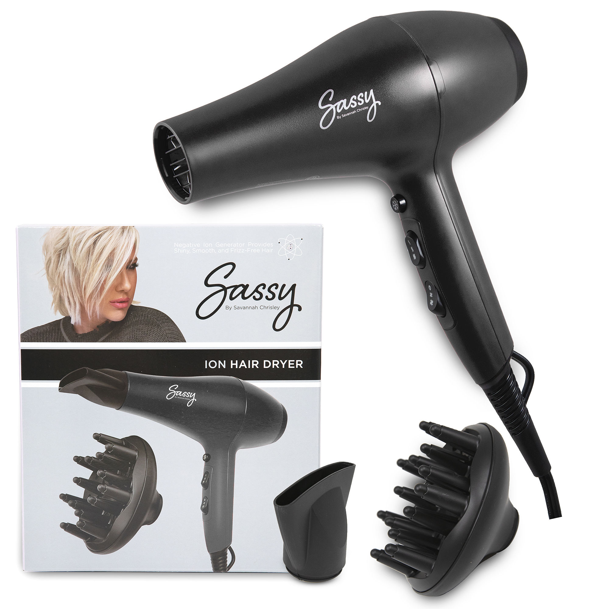 値下げ‼︎KOIZUMI ION BALANCE CURLING DRYER Sassy Ceramic Ion Hair Dryer, 1875-Watt Salon Dryer with
